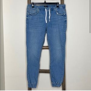 River Island Denim joggers 32x30